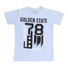 Boys' Half Sleeves T-Shirt, हल्का नीला, small image number null