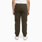 Boys Olive Green Regular Fit Jogger Trousers, हल्का हरा, small image number null