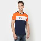 Cut N Sew Round Neck T-Shirt, Orange, small image number null