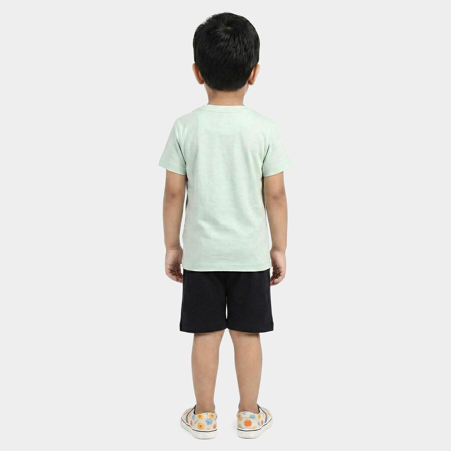 Boys' Knit Baba Suit, Light Green, large
