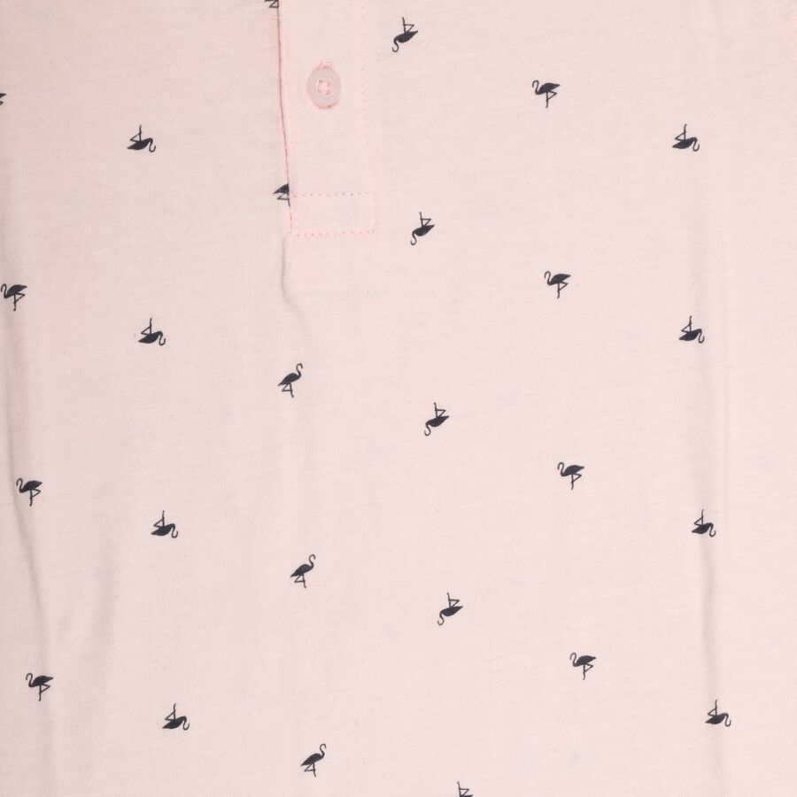Boys' 100% Cotton Half Sleeves T-Shirt, हल्का गुलाबी, large image number null