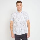 Men's Cotton Casual Shirt, सफ़ेद, small image number null
