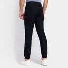 Men's Slim Fit Casual Trousers , Black, small image number null