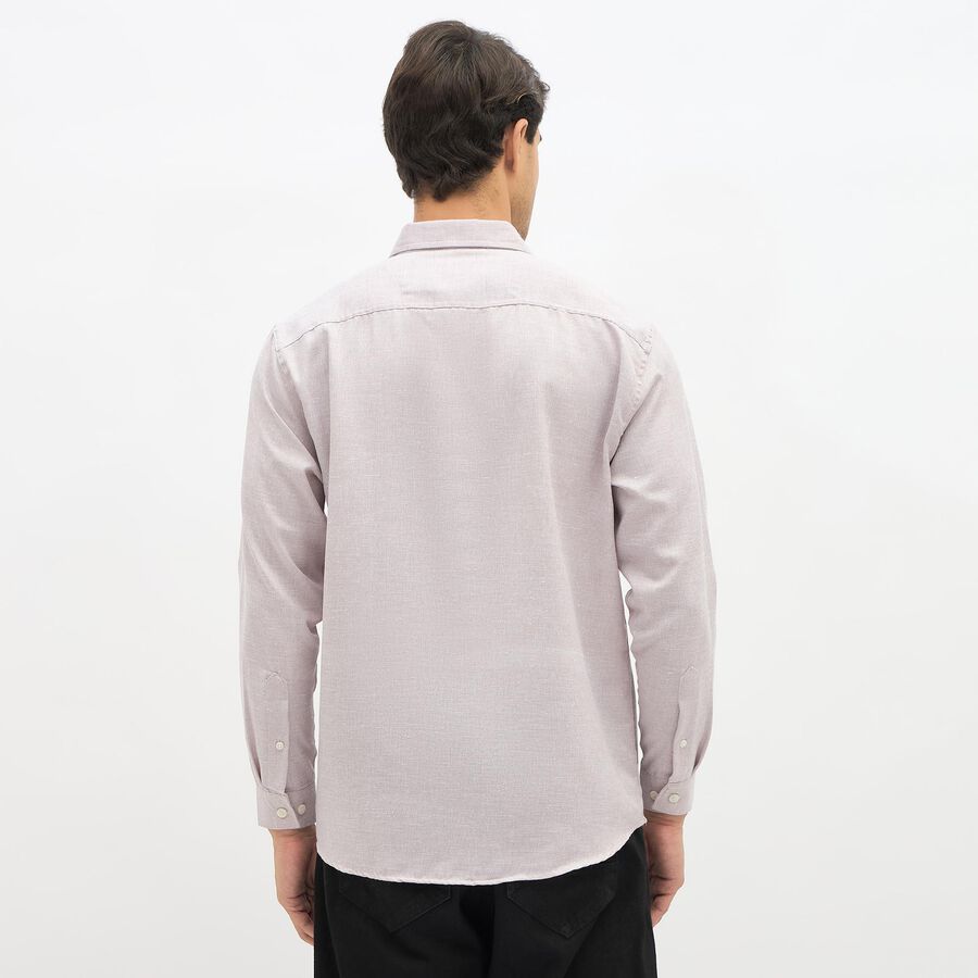 Men's Muted Khaki Slim Fit Casual Shirt, Khaki, large image number null