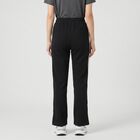 Women's Black Side-Striped Track Pants, काला, small