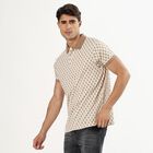 Men's 100% Cotton Collared Half Sleeves T-Shirt , एक्रू मिश्रित, small image number null