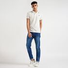 Men's Collared Half Sleeves T-Shirt, White, small image number null