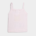 Infants Cotton Solid Vest, Pink, small image number null