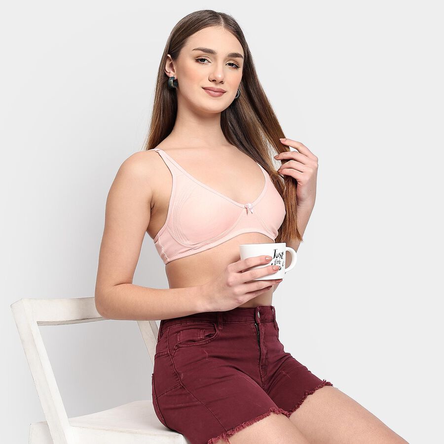 Ladies' Bra, पीच, large