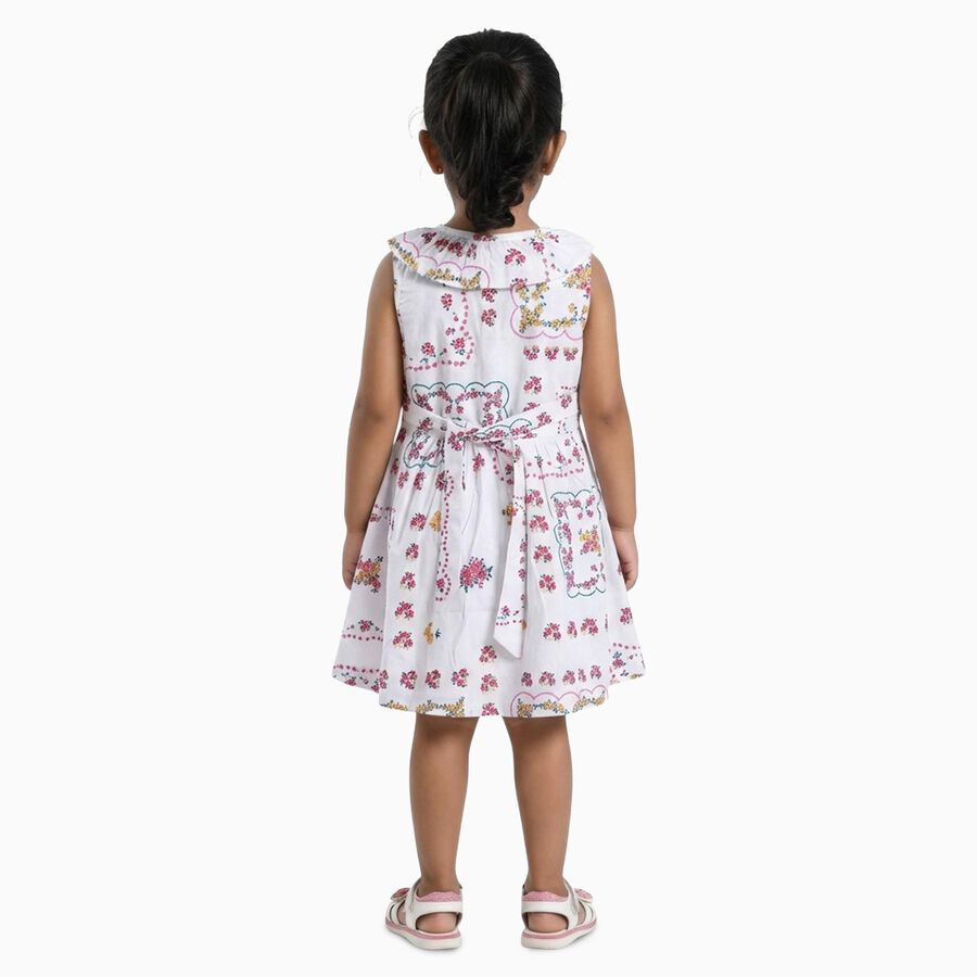 Girls' Frock, Off White, large