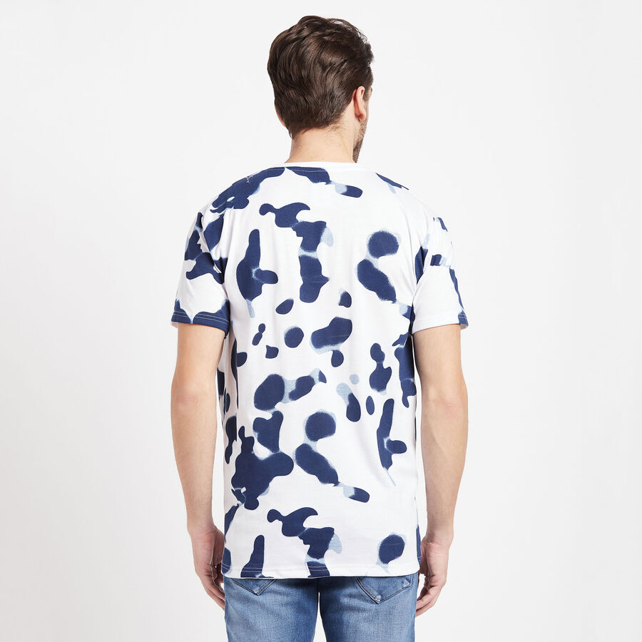 Round Neck T-Shirt, White, large image number null