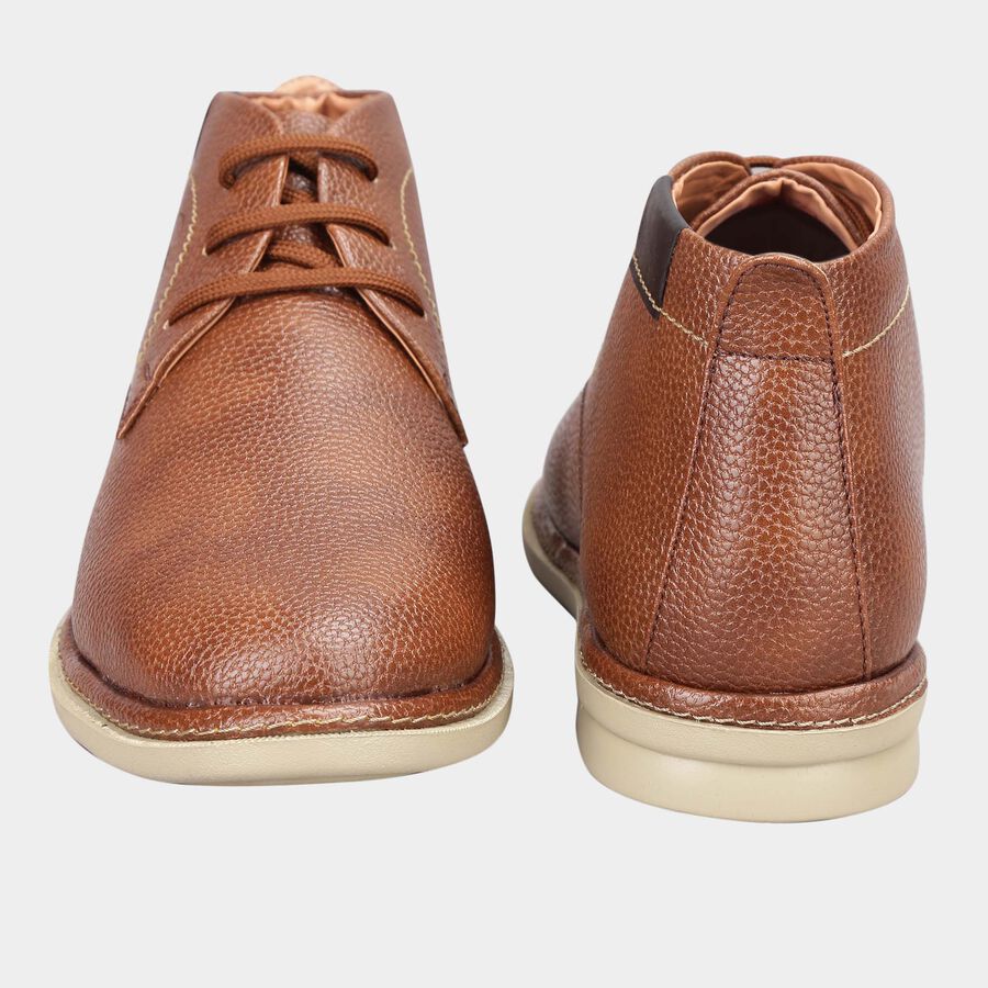 Men Lace-Ups Casual Shoes, Tan, large image number null