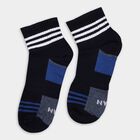 Men's Socks (Pack of 2), नेवी ब्लू, small