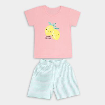Girls' 100% Cotton Short Set 