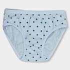 Girls' 100% Cotton Panty, Aqua, small image number null