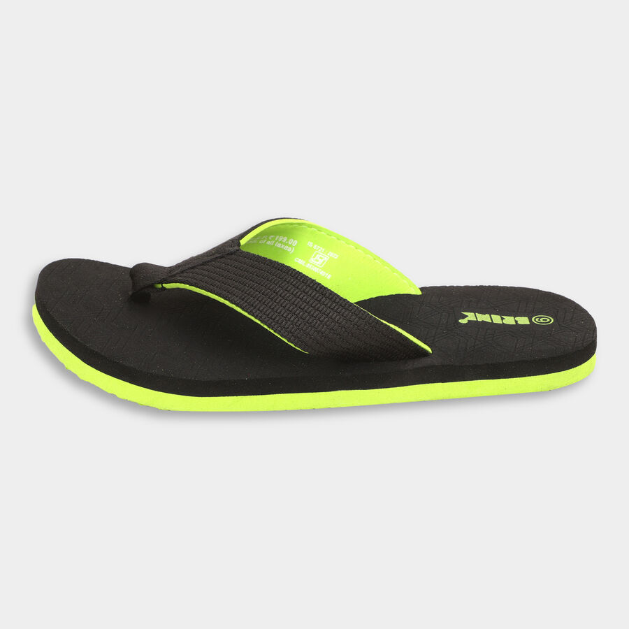 Men's Slippers, Black, large image number null