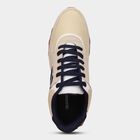 Men's Light Beige Lace-Up Casual Shoes, Beige, small