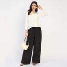 Ladies' Trousers, काला, small