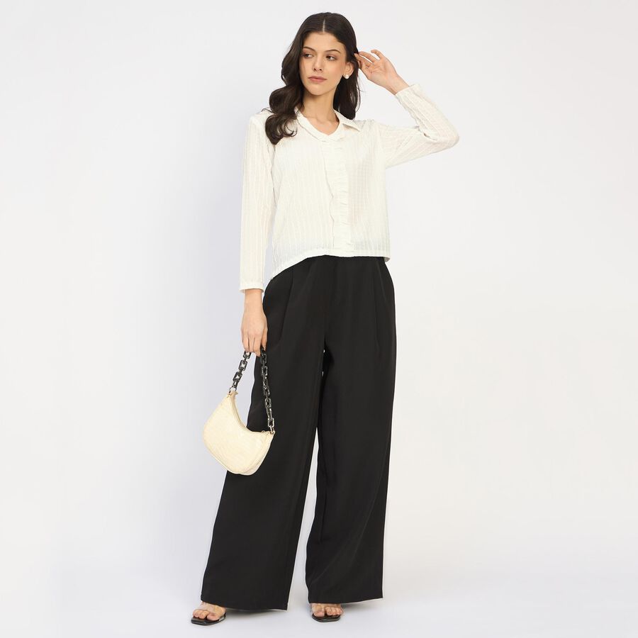 Ladies' Trousers, काला, large