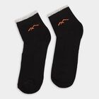 Men's Socks (Pack of 3), काला, small