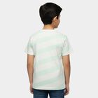 Boys' Half Sleeves T-Shirt, हल्का हरा, small