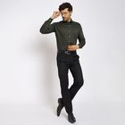 Men's Formal Shirt, गहरा हरा, small image number null