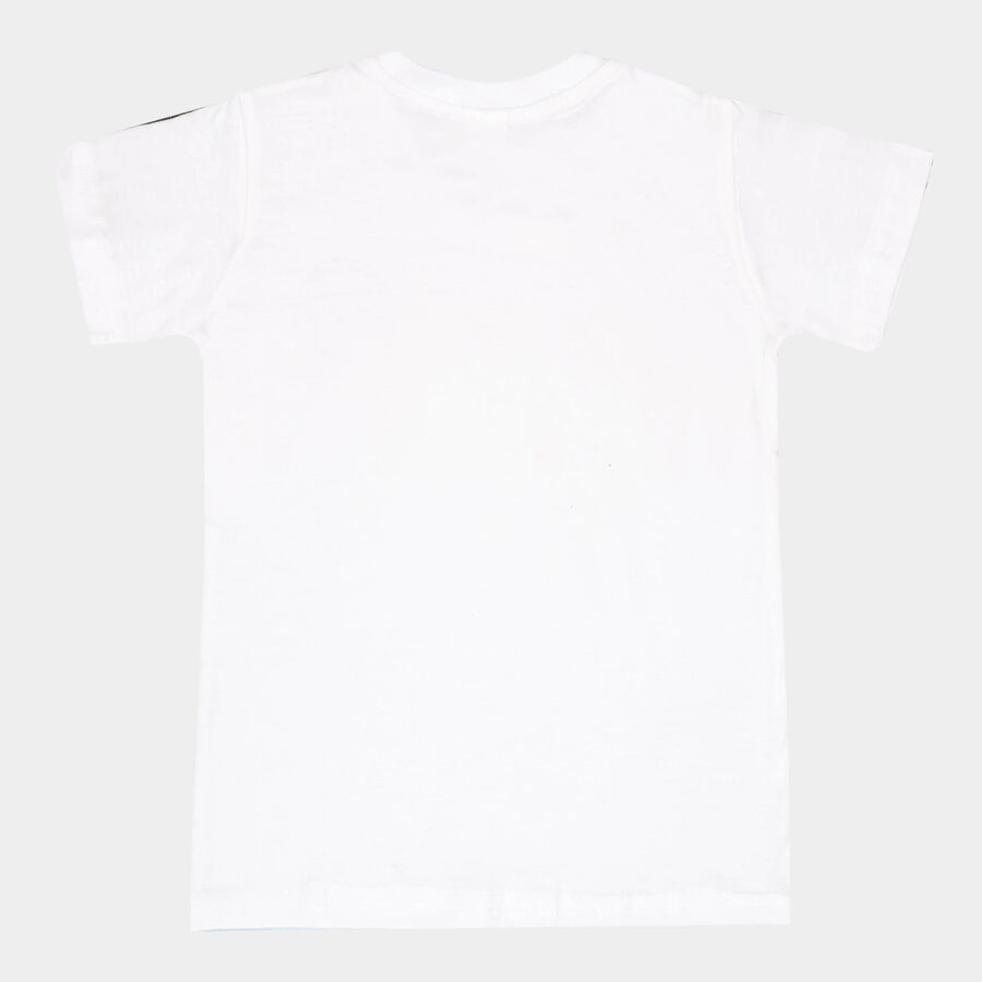 Boys Cotton T-Shirt, Light Blue, large image number null