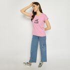 Ladies' Round Neck T-Shirt, Pink, small image number null