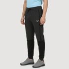 Men's Charcoal Jogger Fit Side-Piped Track Pants, चारकोल, small