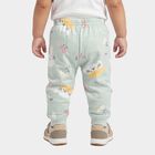 Infants' Mint Green Jogger Bunny Printed Pyjama, हल्का हरा, small