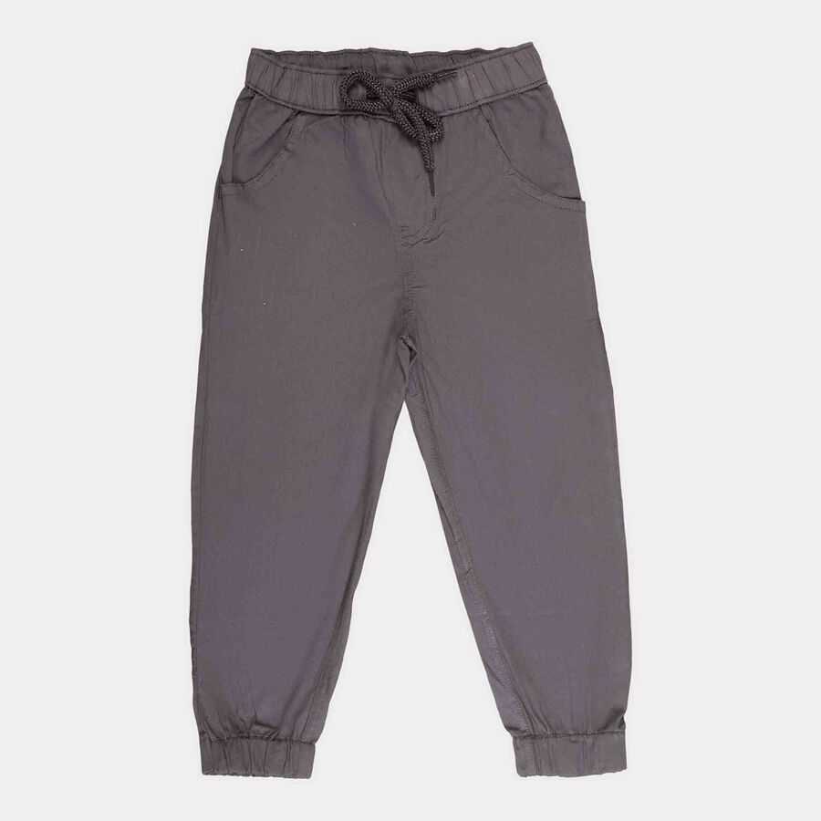 Boys Cotton Joggers, Coral, large image number null