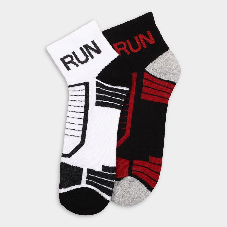 Men's Socks (Pack of 2), White, large