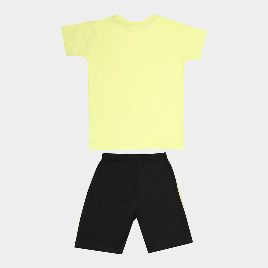 Boys Cotton Baba Suit, Light Green, large image number null