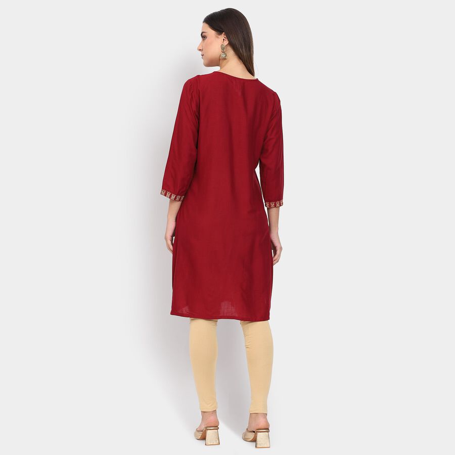 Ladies' Kurta , मरून, large image number null