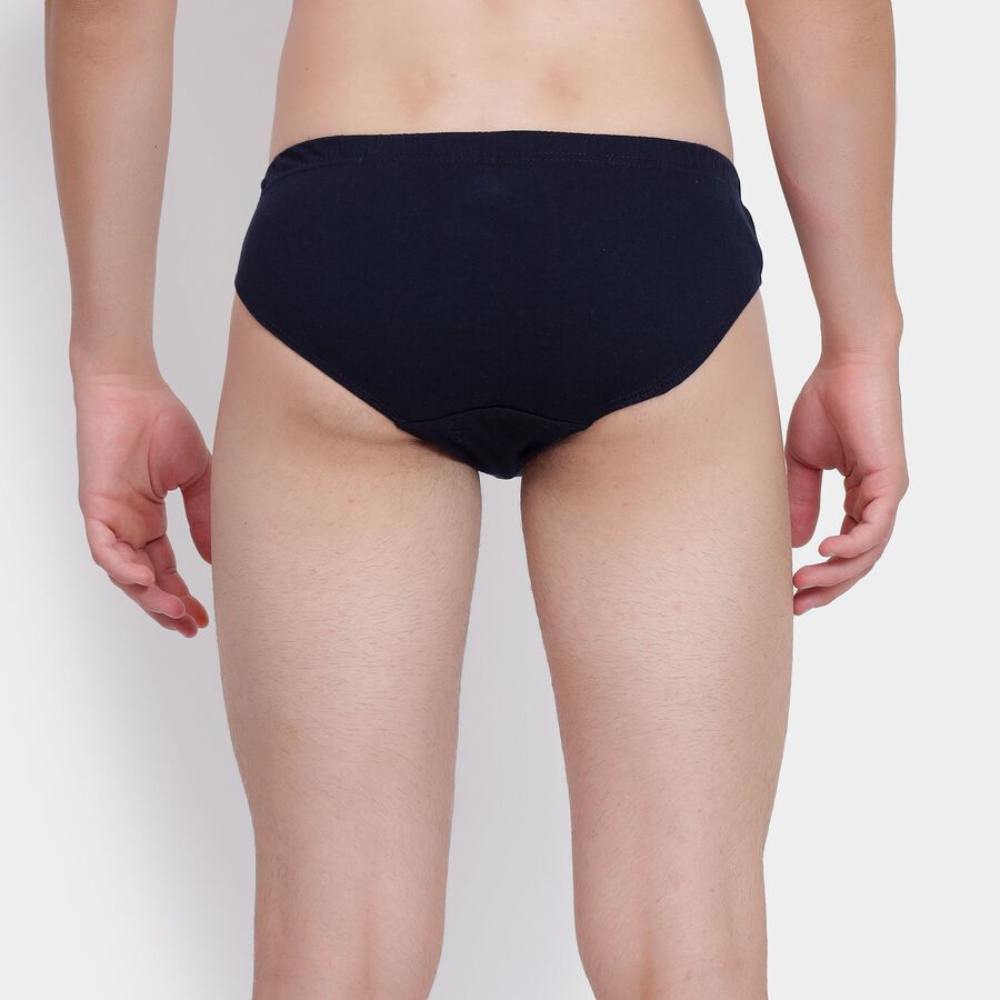 Men's Cotton Briefs, Navy Blue, large image number null