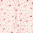 Girls' White Regular Fit Star Printed Capri, White, small