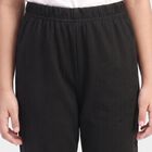 Girls' Black Long Johns Thermal, Black, small