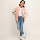 Girls' Jacket, पीच, small image number null