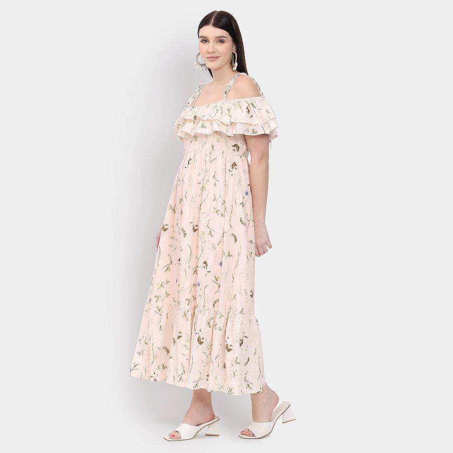 Ladies' 100% Cotton Dress , गुलाबी, large image number null