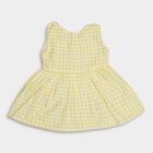 Infant Girls' 100% Cotton Frock , पीला, small image number null