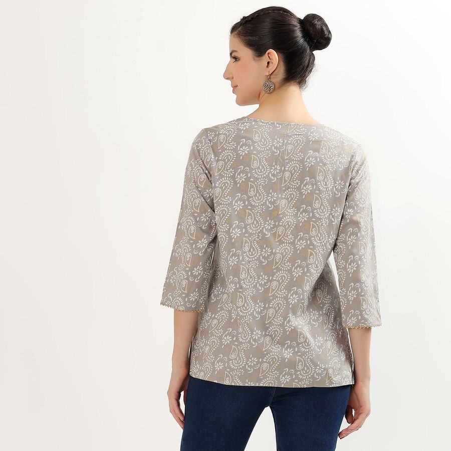 Ladies' Kurti , Light Grey, large image number null