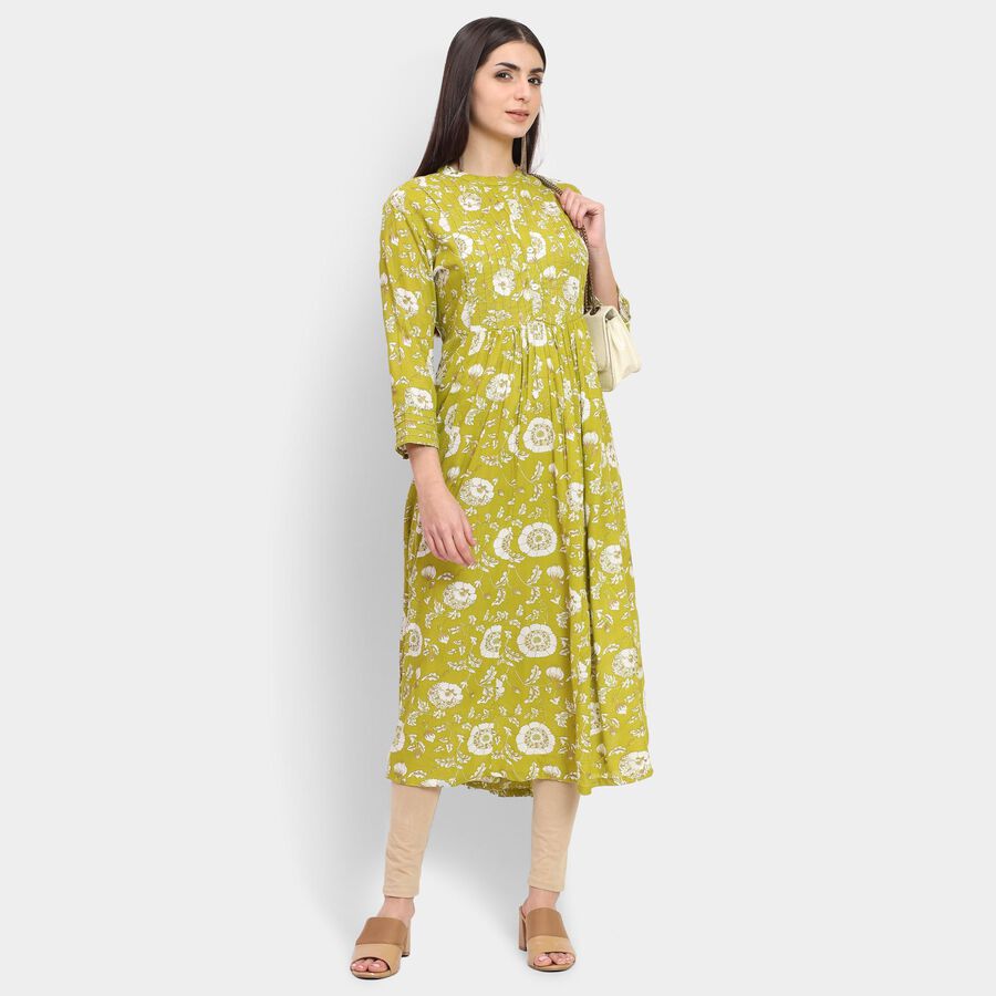Ladies' Kurta , Light Green, large image number null