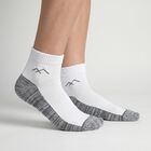 Men's Ankle Length Pack of 3 Socks ( Grey, Black, White ), Black, small