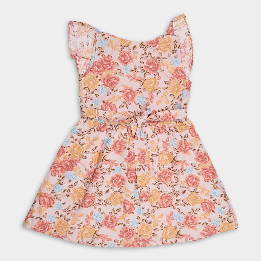 Girls' Frock , हल्का गुलाबी, large image number null