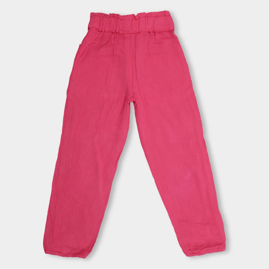 Girls' Trousers, Pink, large
