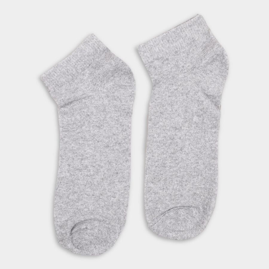 Men's Socks (Pack of 3), मिश्रित हल्का ग्रे, large