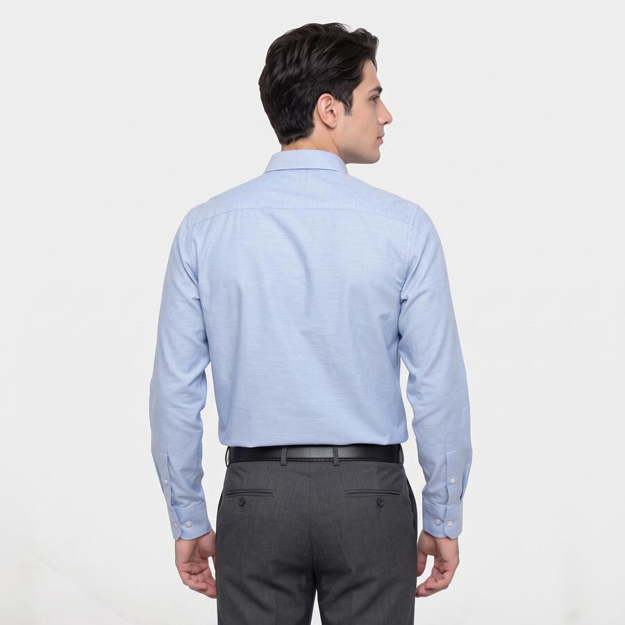 Men's Light Blue Formal Shirt, हल्का नीला, large