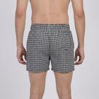 Men's Navy Blue Regular Fit Solid Boxers, Navy Blue, small