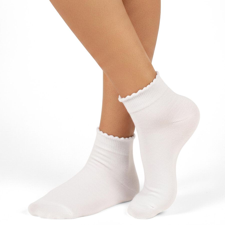 Ladies' Socks Pack of 3, चुनिंदा, large