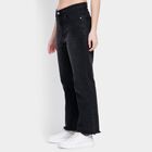 Ladies' 100% Cotton Jeans , Black, small image number null